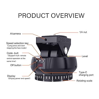 PAN-TILT PROJECTOR 本体 Amazon.com : Motorized Pan Tilt Head, 360° Rotating